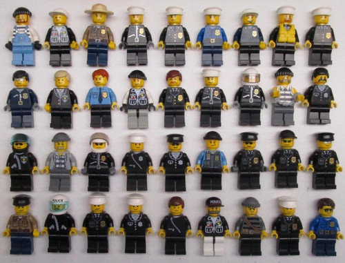 Lego police swat minifigs - 5,