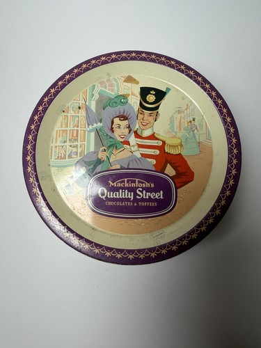 Vintage quality street - vintage, tin