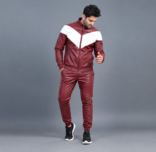 Men lambskin leather track - men's,