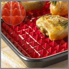 Pack of 2  Red Silicone Baking