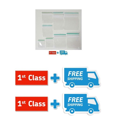Grip seal bags - seal, clear