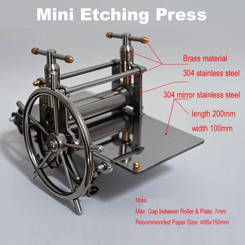 Manual mini printmaking press - manual,