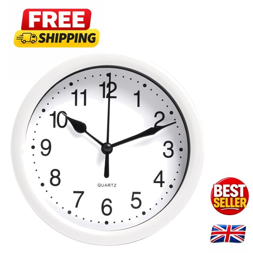 Stylish 14cm round - 14cm, clock