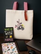 Paris Eiffel Tower Embroidered