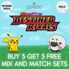 Pokemon - Destined Rivals Reverse & Regular Holo Singles - Choose Your Card