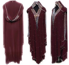 Women Stone Works Abaya