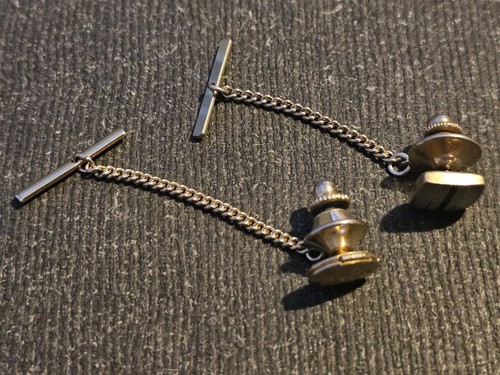 Pair vintage tie - vintage, lapel