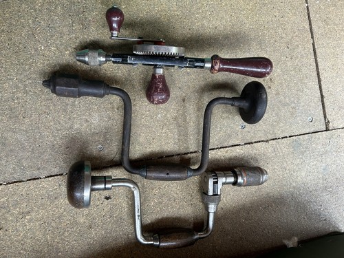 Vintage stanley hand drill - stanley,