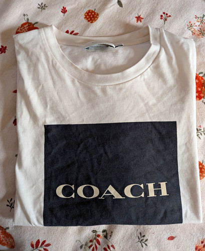 Coach men white logo - xl,