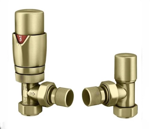 Brushed brass thermostatic - brushed,
