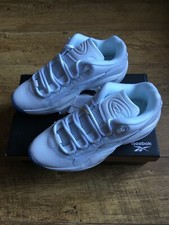 Reebok Question Low White Ice Clear Blue Sole Size UK 6 Allen Iverson Answer AI