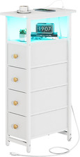 Slim LED Nightstand Dresser