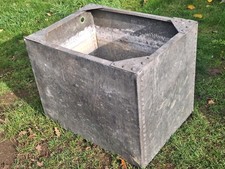 Vintage Garden Galvanised Riveted Water Tank Trough Planter Bay Tree FREE UK P&P