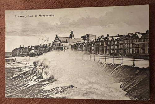 Antique postcard morecambe - postcard,