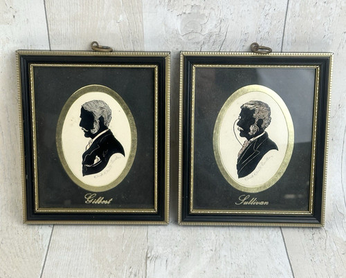 Framed silhouette portraits - framed,