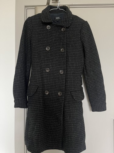 Apc women wool coat - wool,