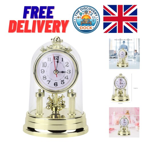 Large dial retro gold mantel - large,