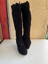 BERTIE VINTAGE BLACK SUEDE
