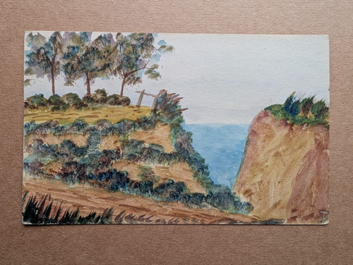 Old postcard artist cliff - old,