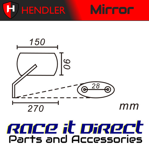 Mirror for ducati - for, panigale