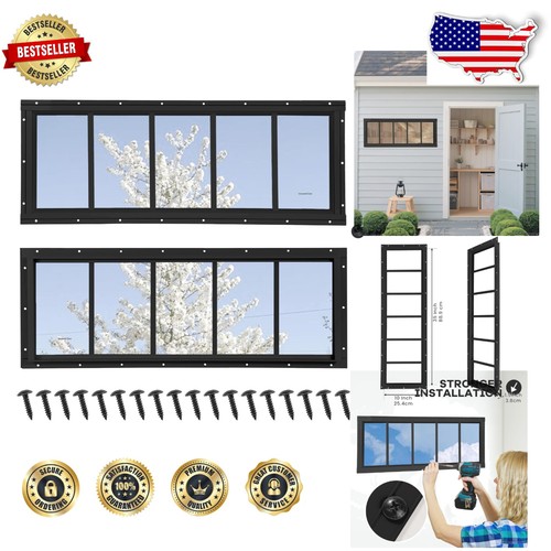 Stylish pack shed windows - shed,