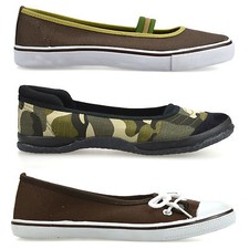 Ladies Womens New Flat Slip On