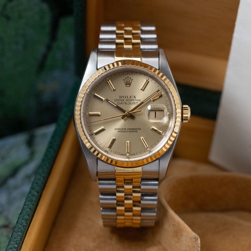 Rolex datejust champagne 16233 - datejust,