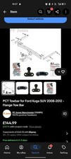 PCT Towbar for Ford Kuga SUV 2008-2012 - Flange Tow Bar