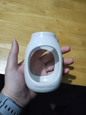 White Cream Yankee Candle tealight holder burner 