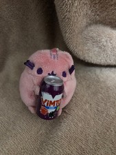 pusheen plush keyring with