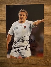 JONNY WILKINSON - Hand Signed 6x4 Photo - Newcastle Falcons England Lion - Rugby