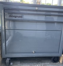 Snap on Storm Grey Tool Box 40 Inch With Butchers block & Matching Locks 2 Keys 