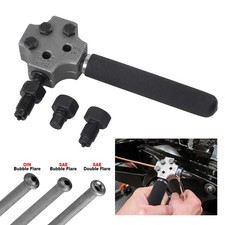 Brake Pipe Flaring Tool 3/16" SAE & 4.75mm DIN Hand Held On Car Double Flare Kit