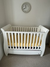 Baby Cot Bed with Mattress