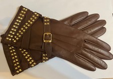 LADIES DENTS LEATHER SILK