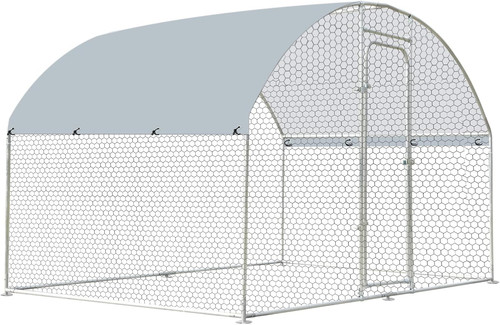 Outdoor metal chicken coop - chicken,