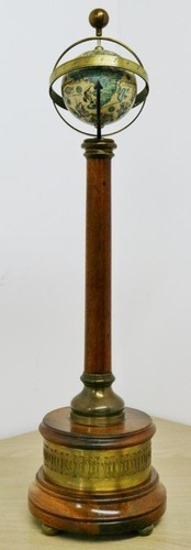 Rare antique mahogany - &, brass