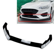 Front Bumper Spoiler Splitter Lip For Ford Focus MK4 ST Line 2019-2022
