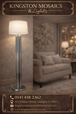 Modern Chrome Floor Lamp with