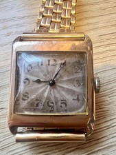 Antique rolex 9ct - 9ct, gold