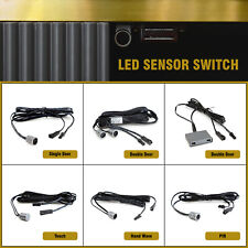 DC 12/24V LED Cabinet Switch Single Door/Double Door/Hand Wave/Touch/PIR Sensor