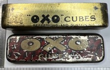 Vintage OXO Cubes Tin 4 Cube