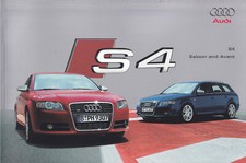 CAR BROCHURE - AUDI S4 SALOON AND AVANT - 2006