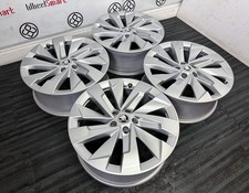 19" GENUINE SKODA ALLOY WHEELS- 5 x 112- SILVER