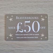 Beaverbrooks voucher - £50 off when you spend £200 or more
