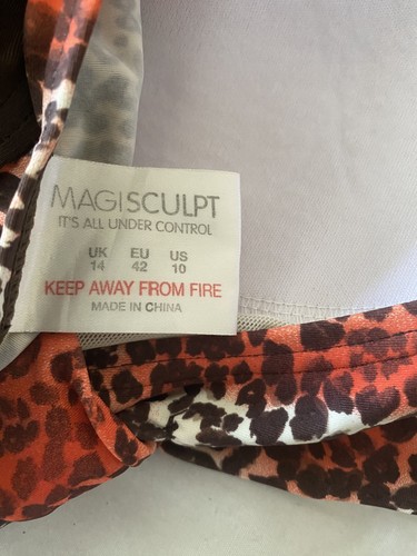 Magisculpt swimdress brown - swimdress,
