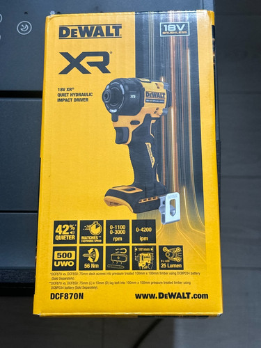 Dewalt dcf870n 18v xr - dewalt, dcf870n-xj