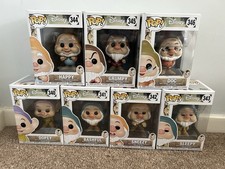 Funko Pop Snow White & Seven Dwarfs Set X7 Dwarfs #340 341 342 343 344 345 346