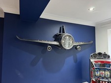 Large Aviation Wall Clock