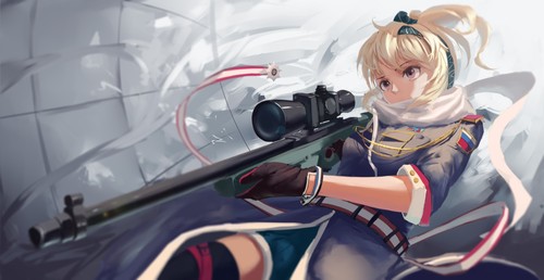 Sniper rifle girls gun - sniper,